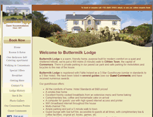 Tablet Screenshot of buttermilklodge.com